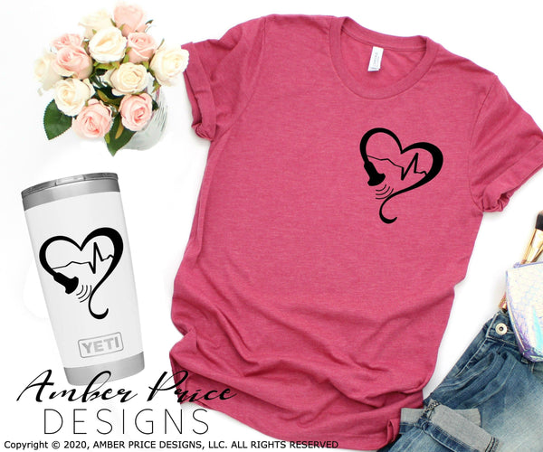 Ultrasound heart wand doppler svg png dxf