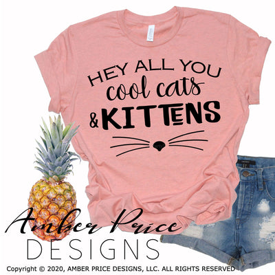 Hey all you cool cats and kittens SVG PNG DXF