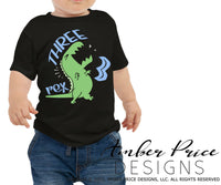 Three Rex SVG Third birthday shirt design cut file cute little boy birthday dinosaur shirt svg cricut silhouette cameo t-rex birthday guy