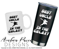 Best uncle in the galaxy SVG, Make your own Star wars uncle shirt for your father's day gift for him with my unique jedi Star Wars SVG cut file vector for cricut and silhouette cameo files. DXF and PNG sublimation file included. Cricut SVG Files for Cricut Project Ideas SVG Bundles Design Bundles | Amber Price Design