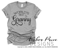 World's Best Granny SVG PNG DXF