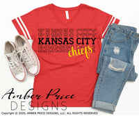 Kansas City Chiefs SVG, Stacked SVG Kansas City SVG, Chiefs Football SVG, KC SVG Chiefs kingdom svg echo SVG files, DIY Football shirt SVG, Mahomes SVG, Kelce SVG, Cricut SVG Silhouette SVG SVG Files for Cricut, Cricut Projects Cricut Project Ideas Simply Crafty SVG Bundles Design Bundles Vectors | Amber Price Design