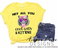 Hey all you cool cats and kittens PNG Tiger King sublimation screen print file