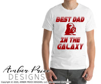 Best Dad in the Galaxy SVG, PNG, DXF, Father's Day SVGs, Darth Vader SVG, Star Wars svg, png, dxf