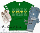 Green Bay Packers SVG, Packers Stacked font svg, Go Packers SVG, Go Pack Go SVG, Green Bay shirt SVG Green Bay Football SVG Packers shirt svg for women DIY Football shirt SVG, Cricut SVG Silhouette SVG Files for Cricut Projects Cricut Project Ideas Simply Crafty SVG Bundles Design Bundles Vectors | Amber Price Design