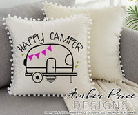 Happy camper svg png dxf vintage camper clipart