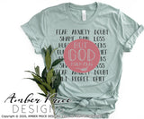 But God SVG Psalm 73:26 SVG anxiety fear bible verse shirt cut file christian cricut silhouette cameo hand lettered scripture designs corona, Christian SVG, PNG, DXF