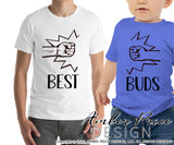 Best buds SVG, Fist bump svg, matching father son svg, best friends svg, png, dxf, cricut cut files, cool bff svgs
