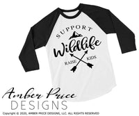 Support wildlife raise kids svg png dxf