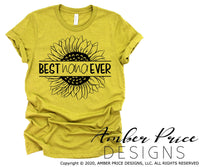 Best Nana Ever sunflower SVG PNG DXF design