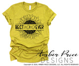 Best Nana Ever sunflower SVG PNG DXF design