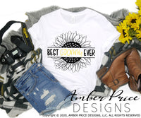 Best Grammy Ever sunflower SVG PNG DXF
