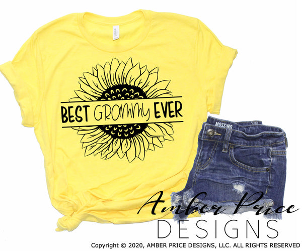 Best Grammy Ever sunflower SVG PNG DXF