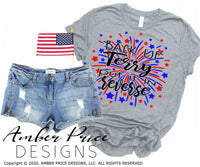 Back up Terry Put it in Reverse SVG, Funny 4th of July SVG, Fireworks SVG, PNG, DXF, Shirt design, Cut file for cricut, amber price design, back up terry svg