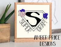 Super Gram SVG PNG DXF