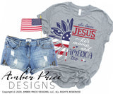 She loves Jesus her mama and America too SVG, Patriotic svg, 4th of july svg, american flag sunflower svg, png, dxf