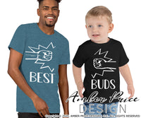 Best buds SVG, Fist bump svg, matching father son svg, best friends svg, png, dxf, cricut cut files, cool bff svgs