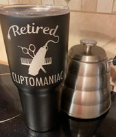Retired Cliptomaniac SVG PNG DXF