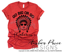 Go big or go Mahomes SVG, Indian Headdress SVG, Kansas City Chiefs SVG, Kansas City SVG, Chiefs Football SVG, KC SVG Chiefs kingdom svg file DIY Football shirt SVG, Mahomes SVG, Cricut SVG Silhouette SVG files for Cricut Projects Cricut Project Ideas Simply Crafty SVG Bundles Design Bundles Vector | Amber Price Design