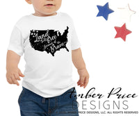 Land of the free because of the brave svg, png, dxf, 4th of july svg, america svg, america shape svg, america shape clipart, png, dxf, for cricut, amber price design