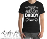 This is what an awesome Daddy looks like SVG, PNG, DXF, Father's Day SVGs, Thumbs up SVG, Pregnancy Reveal to Dad SVG