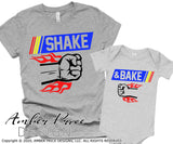 Shake and Bake SVG PNG DXF fist bump design