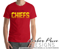 Chiefs lines through SVG, KC Chiefs svg, Kansas City SVG, Chiefs Football SVG, Chiefs kingdom svg Fall SVG files, DIY Football Shirt SVG, Mahomes SVG, Kelce SVG, Cricut SVG Silhouette SVG SVG Files for Cricut, Cricut Projects Cricut Project Ideas Simply Crafty SVG Bundles Design Bundles, Vectors | Amber Price Design