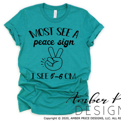 Most see a peace sign I see 5-6 cm svg png dxf