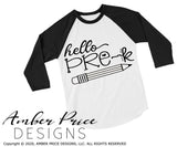 hello pre-k svg png dxf
