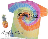 Second grade shirt SVG, back to school shirt SVG, last day of school cut file for cricut, silhouette, 2nd grade stacked font echo font SVG, 2nd grade teacher SVG. Custom school Vector for going into 2nd grade. New 2nd grader SVG DXF and PNG version also included Cute and Unique sublimation file. From Amber Price Design
