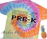 Pre-K shirt SVG, First day of school shirt SVG, Preschool SVG, pre-k svg for cricut, silhouette, Pre-K stacked font echo font SVG, Head start Preschool teacher SVG. Custom school Vector for going into Pre-K. New Preschooler SVG DXF and PNG version also included Cute and Unique sublimation file. From Amber Price Design