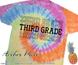 Third grade shirt SVG, back to school shirt SVG, last day of school cut file for cricut, silhouette, 3rd grade stacked font echo font SVG, 3rd grade teacher SVG. Custom school Vector for going into 3rd grade. New 3rd grader SVG DXF and PNG version also included. Cute and Unique sublimation file. From Amber Price Design