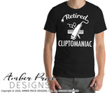 Retired Cliptomaniac SVG PNG DXF