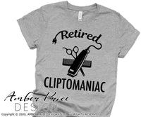 Retired Cliptomaniac SVG PNG DXF