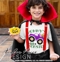 Mommy's Lil Monster SVG PNG DXF Halloween Design