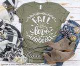 Fall is my Love Language SVG, Super cute women's Fall SVG, for DIY shirt, October SVG cut file for cricut, silhouette, DXF and PNG also included. EPS by request. Cute and Unique sublimation file. Cricut SVG Silhouette Files for Cricut Project Ideas, Simply Crafty SVG Bundles Design Bundles, Vectors | Amber Price Design