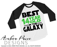 Best 14 year old in the galaxy SVG, Make your own Star wars birthday shirt for your 14th birthday with my unique Star Wars Birthday SVG cut file vector for cricut and silhouette cameo files. DXF and PNG sublimation file included. Cricut SVG Files for Cricut Project Ideas SVG Bundles Design Bundles | Amber Price Design