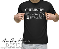Chemistry like magic but real SVG diy Chemistry teacher shirt Chemist gift science png clip art scientist dxf cut file download vectors