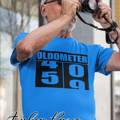 Oldometer turning 50 SVG PNG DXF