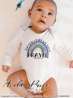 For this child we have prayed 1 Samuel 1:27 Rainbow png baby boy sublimation file