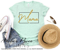 Layered Mama svg png dxf hand lettered