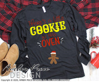 There's a little cookie in this oven SVG Christmas Pregnancy SVG design files Christmas cookies for two SVG, TWIN Pregnancy SVG reveal Shirt for winter, Christmas Maternity SVG Cricut SVG Silhouette SVG Files for Cricut Project Ideas Simply Crafty SVG Bundles for Cricut, SVG Design Bundles, Vectors | Amber Price Design