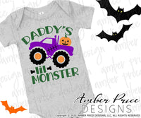 Daddy's Lil Monster SVG PNG DXF Halloween Design