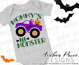 Mommy's Lil Monster SVG PNG DXF Halloween Design