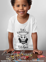 Big brother to bee SVG big bro announcement svg big brother shirt svg DIY new big bro shirt svg png DXF cricut silhouette pregnancy file