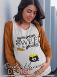 Something sweet is brewing svg png dxf halloween pregnancy maternity