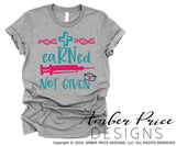 eaRNed not given nurse SVG PNG DXF