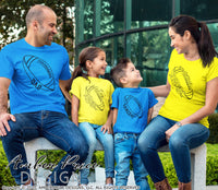 Matching Family football game day svg bundle