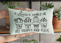 Succulents svg png dxf