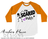 You scared bruh? SVG PNG DXF Dabbing skeleton design for halloween